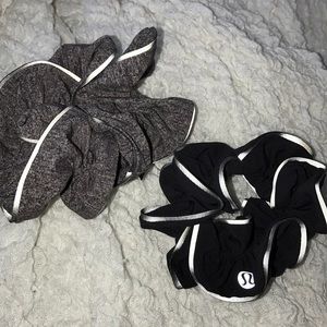 Two lululemon scrunchies